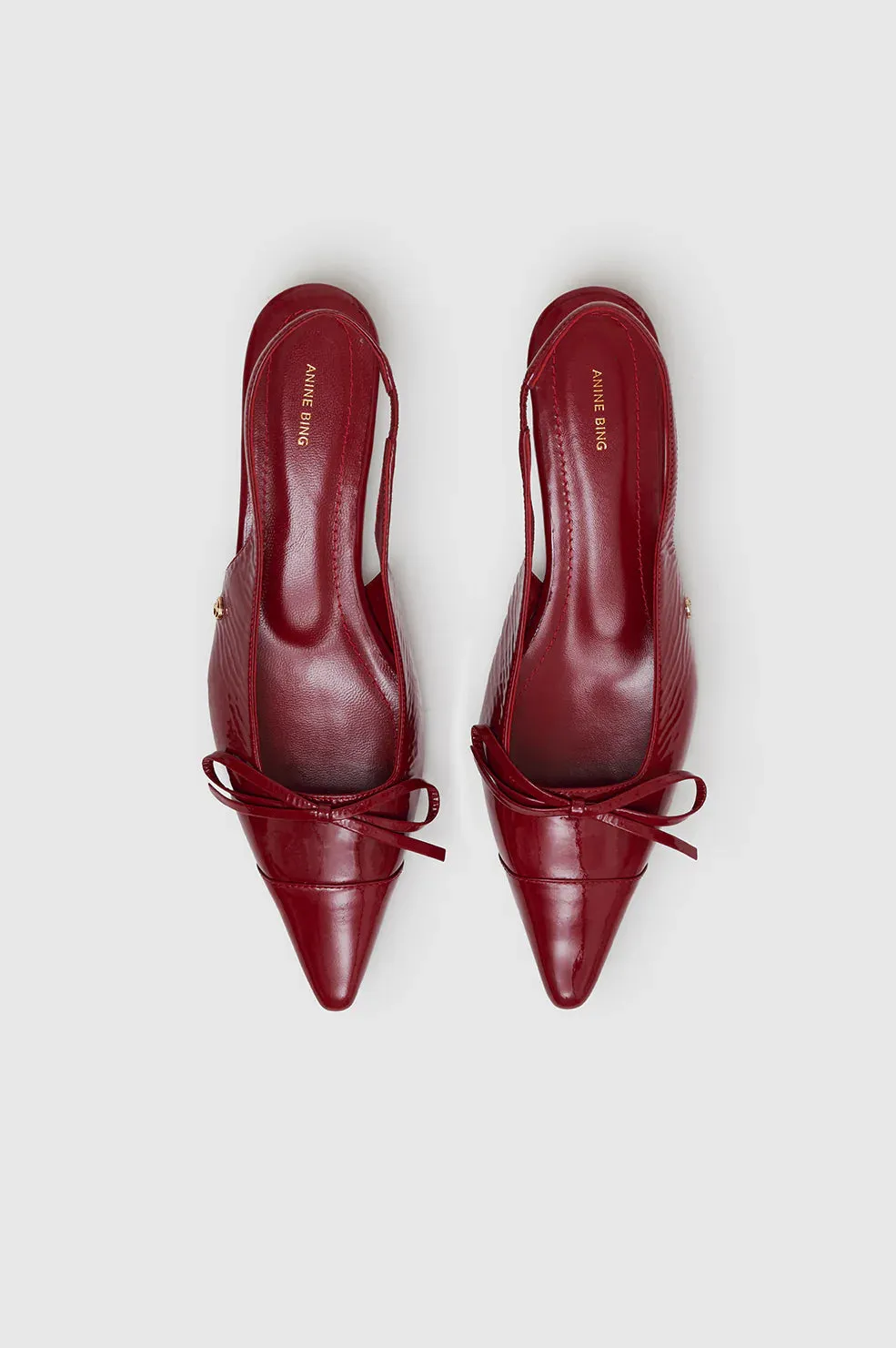 Anine Bing Zoey Slingback Heels