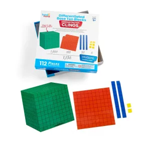 Base Ten Blocks Demonstration Clings: 112pc