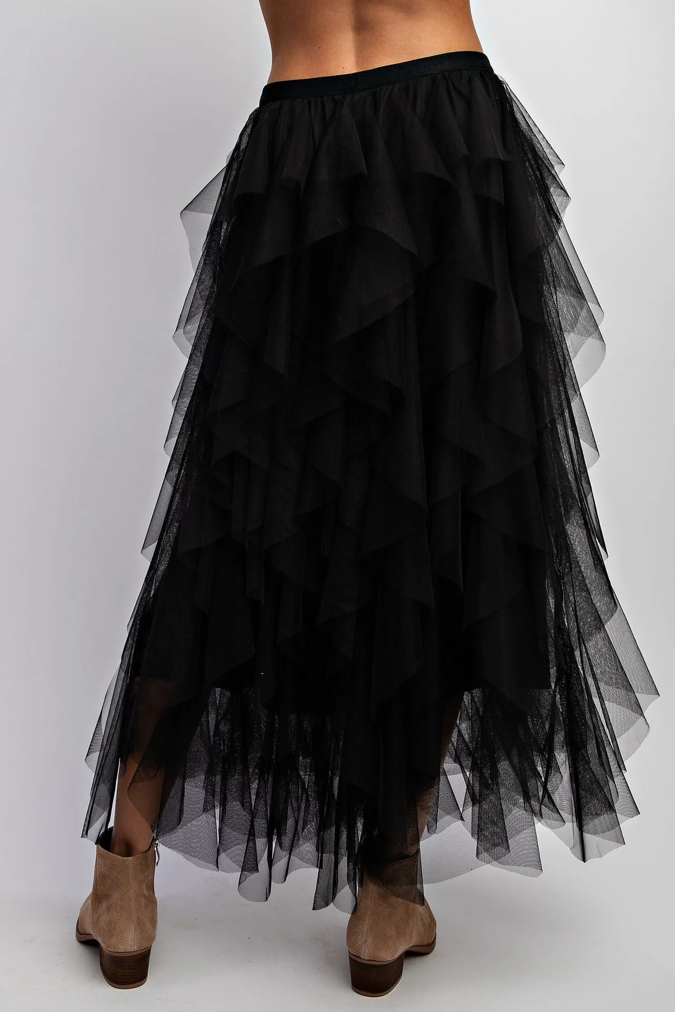 Cascading Tulle Skirt