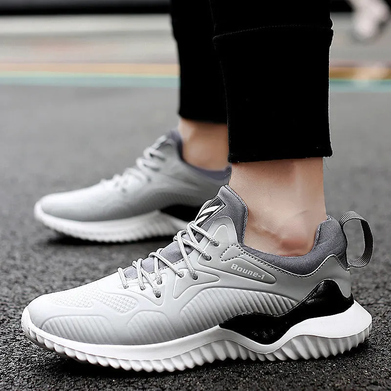 Lightweight Leather Sneakers Korean Style Trendy Student Coconut Shoes