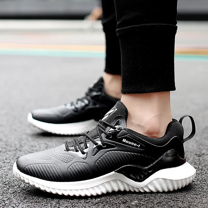 Lightweight Leather Sneakers Korean Style Trendy Student Coconut Shoes