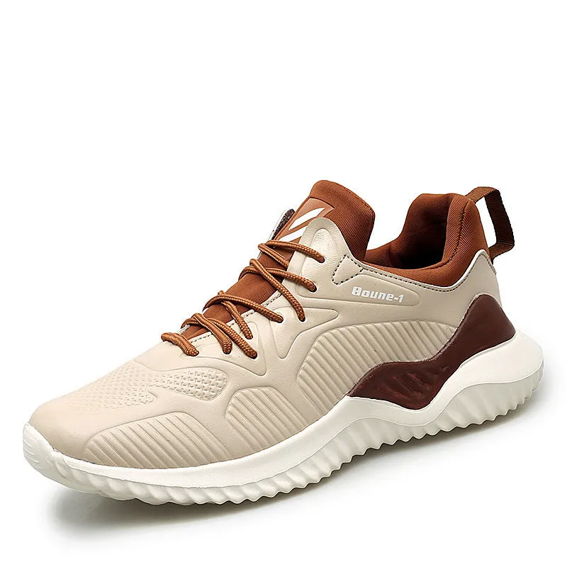 Lightweight Leather Sneakers Korean Style Trendy Student Coconut Shoes