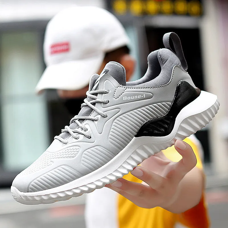 Lightweight Leather Sneakers Korean Style Trendy Student Coconut Shoes
