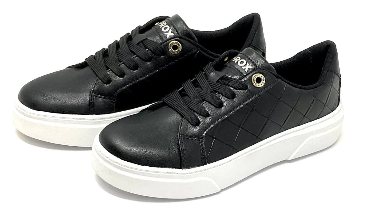 Sprox Black & White Chunky Sole Trainers