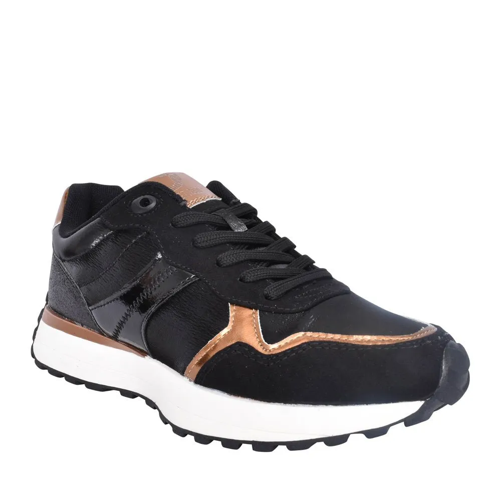 Sprox Black Chunky Sole Trainers