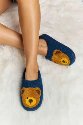 Teddy Bear Plush Slippers