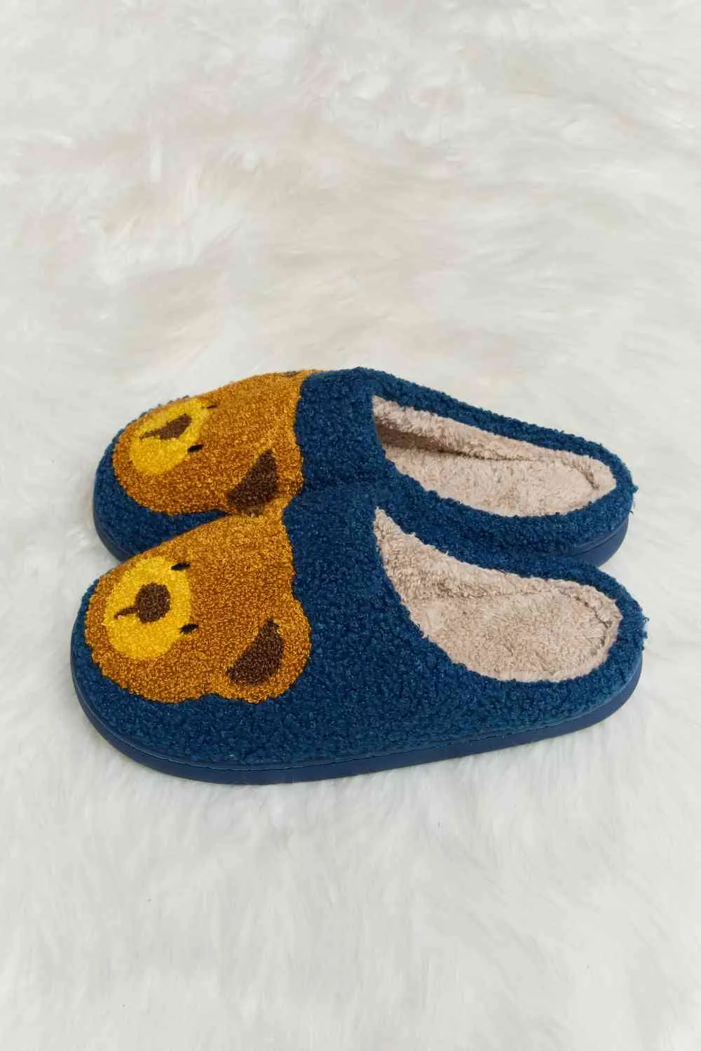 Teddy Bear Plush Slippers