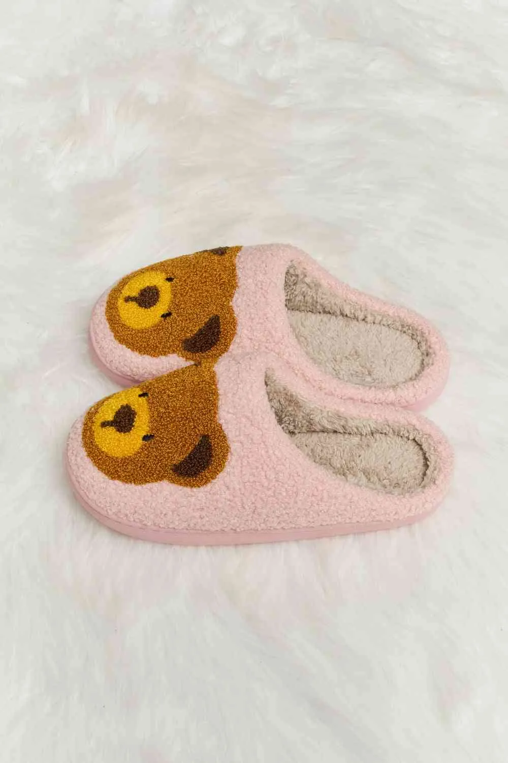 Teddy Bear Plush Slippers