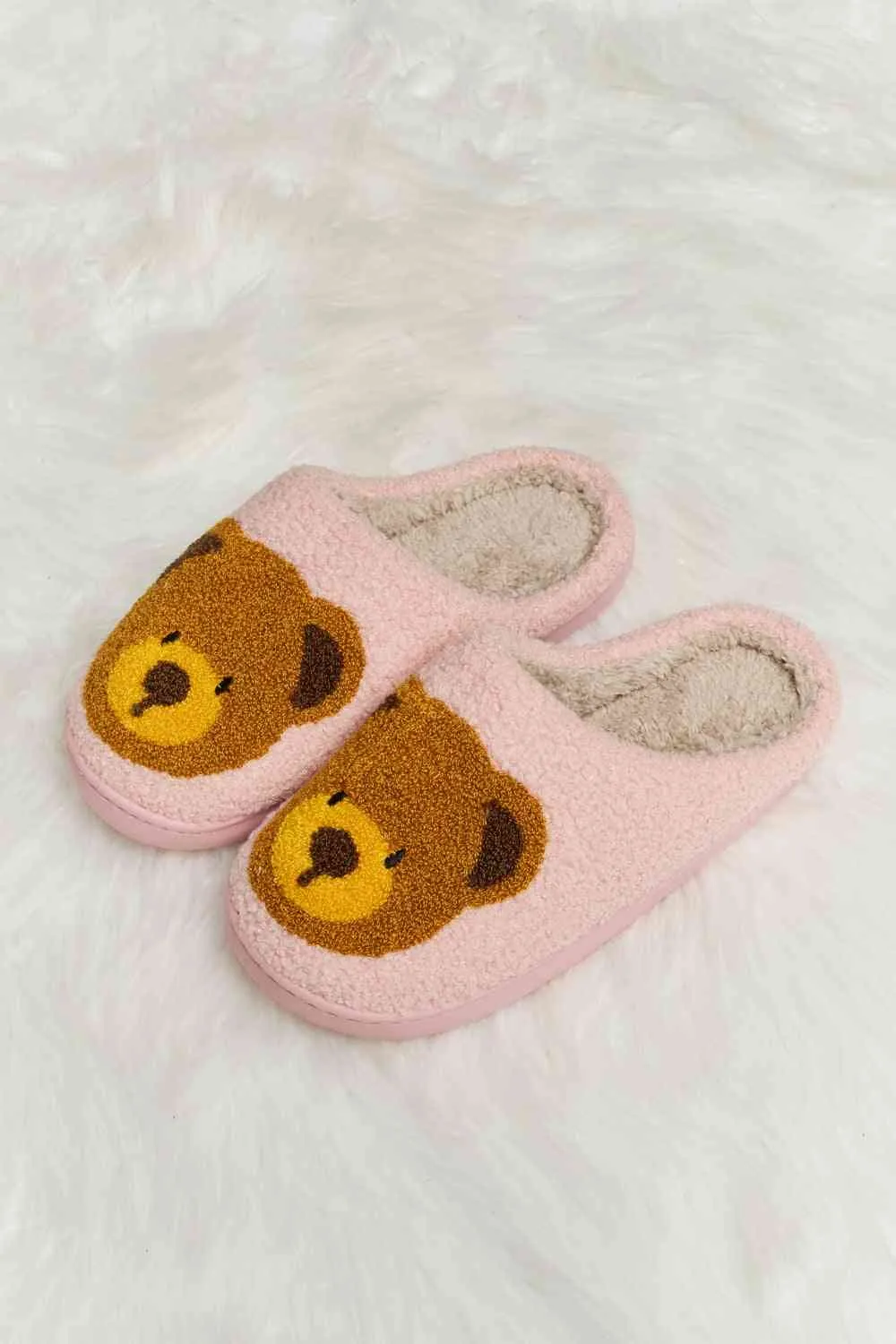 Teddy Bear Plush Slippers