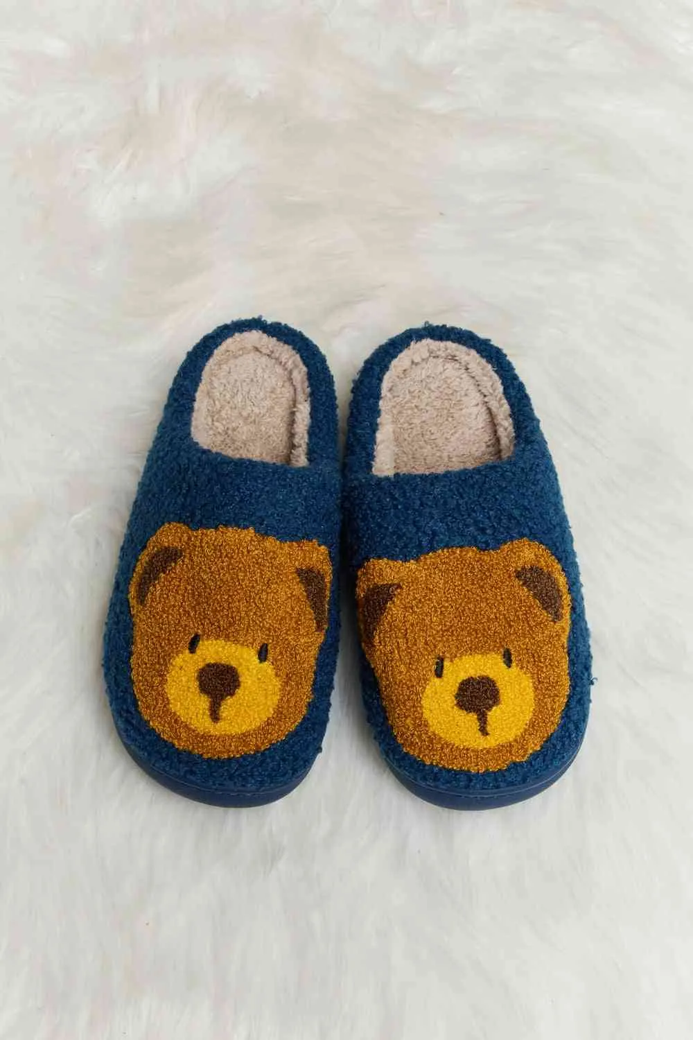 Teddy Bear Plush Slippers