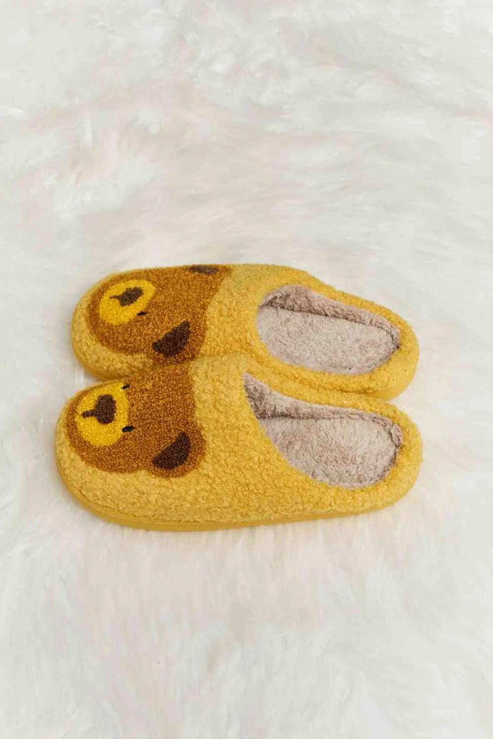 Teddy Bear Plush Slippers