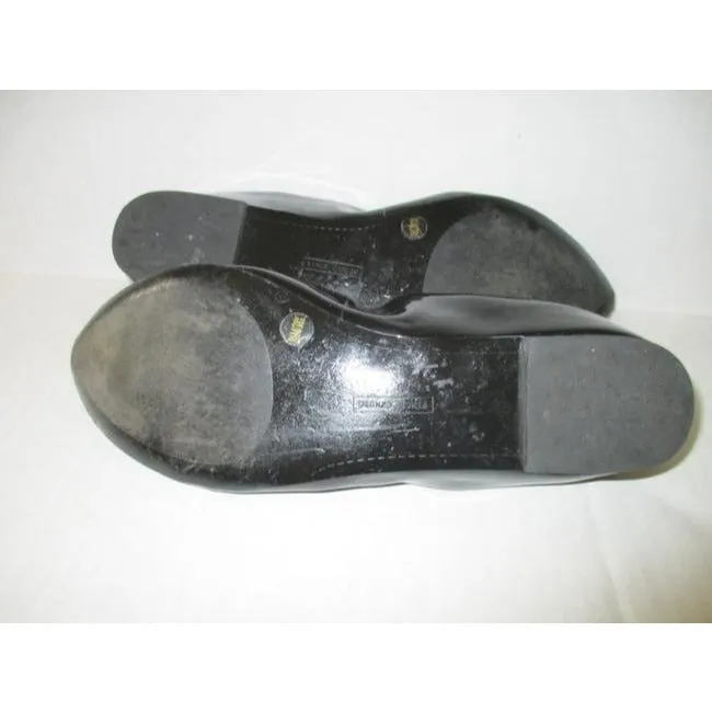 Vince Camuto Black Patent Ballet Stretch Flats Size Us