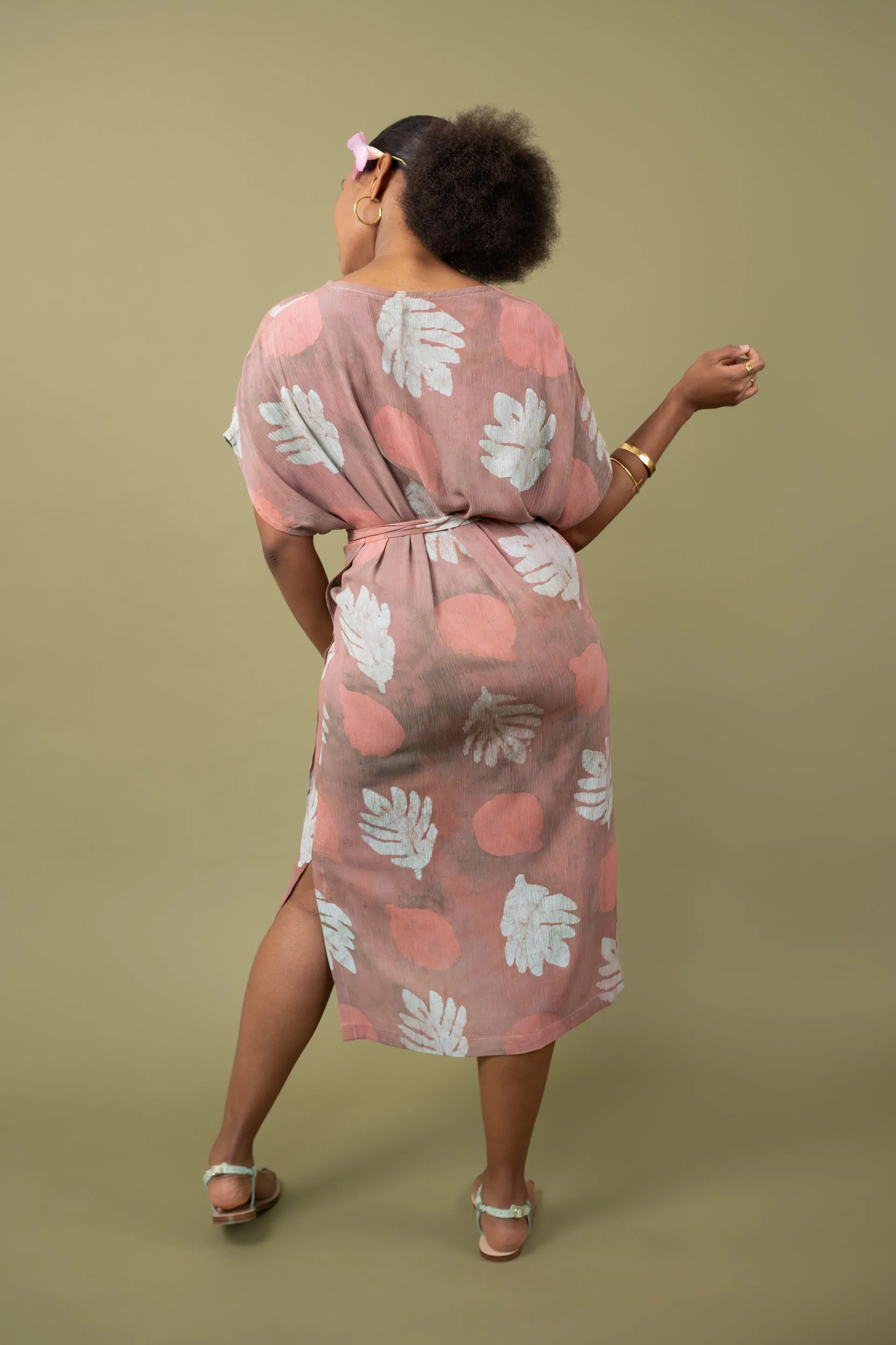Wrap Dress - Pink Breadfruit