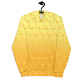 Yellow Ghost Sparkle Hoodie (Adult XS-3XL)